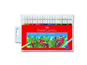 20 Lİ KEÇELİ KALEM   FABER YIKANABİLİR