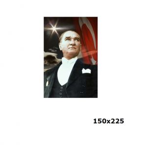 ATATÜRK POSTERİ BEZ 150*225