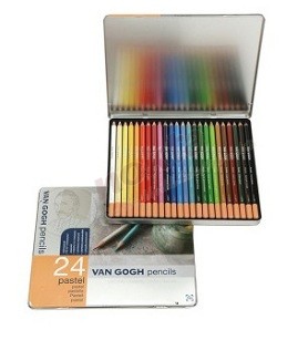 PASTEL PENSİL VAN GONH 24 LÜ TENEK.