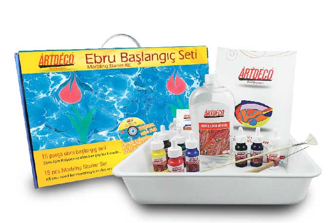 EBRU BOYA BAŞLANGIÇ SETİ ARTDECO 8 Lİ
