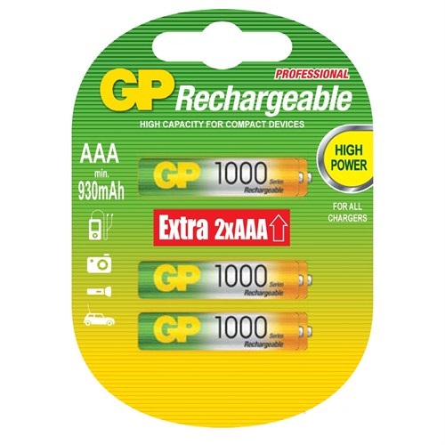 ŞARZLI KALEM PİL GP 1000 MA