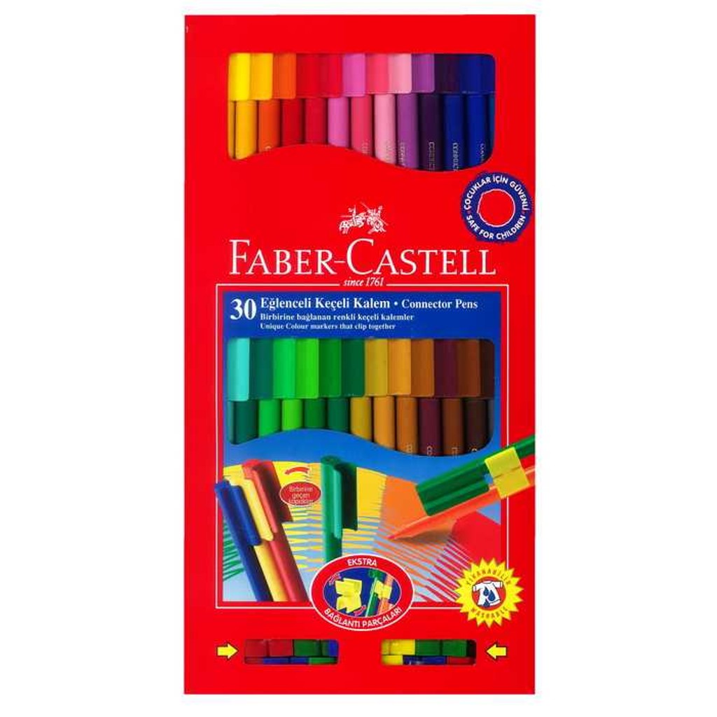 30 LU KEÇELİ KALEM EĞLENCELİ FABER