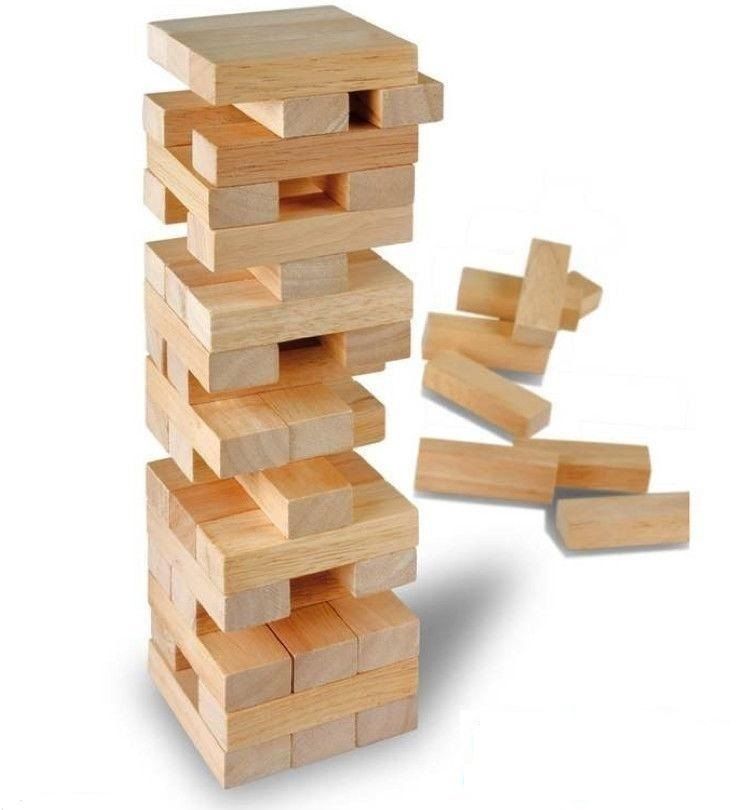 54 PARÇA BLOK JENGA OYUN UNİQUE-ROYİS