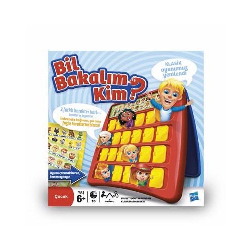 BİL BAKALIM KİM HASBRO OYUN 05428-C 2124