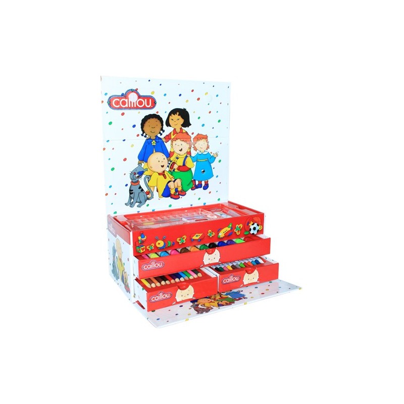 CAILLOU  54 PAÇA ÇEKME KT.BOYA SET