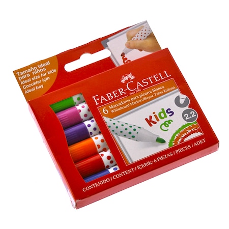 FABER CAST. TAHTA KALEMİ KİDS MİNİ 6 LI