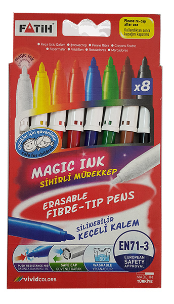 FATİH 8 Lİ MAGIC SİLİNEN KEÇELİ KALEM