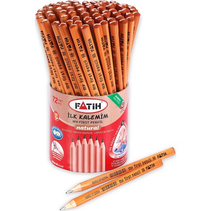 FATİH İLK BAŞLANGIÇ KALEMİ  SİYAH NATURAL