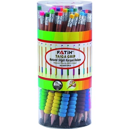 FATİH TAIGA GRİP EVALI SİLGİLİ KURŞUN KALEM