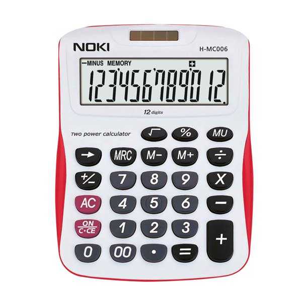 006 H-MC  NOKİ  HESAP MAKİNASI 12 HANE
