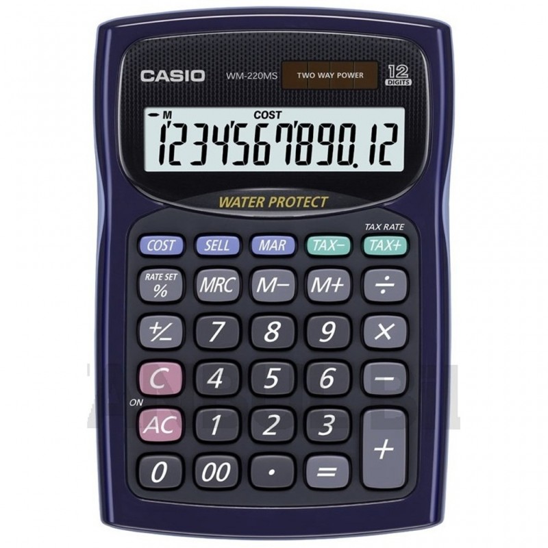 CASİO WM-220MS-BU HESAP MAKİNASI