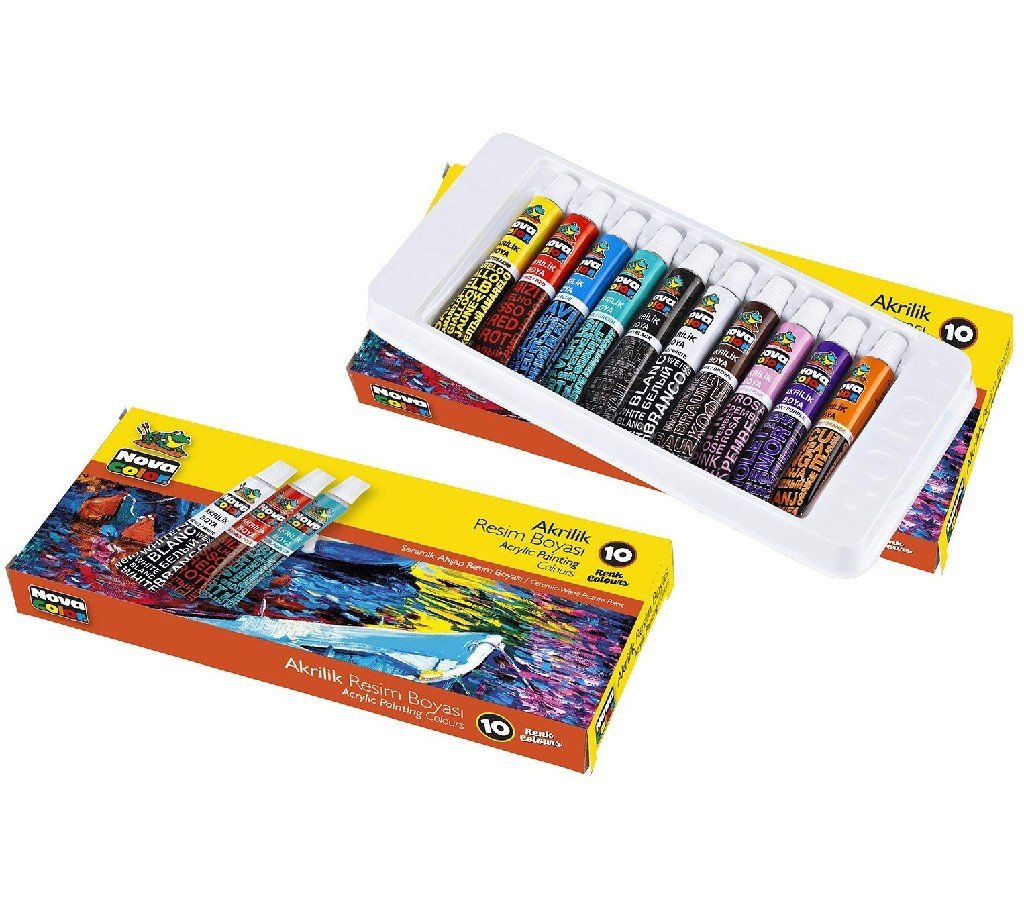 AKRİLİK BOYA NOVACOLOR 10 LÜ TÜP TAK. 287