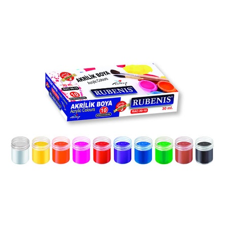 AKRİLİK BOYA RUBENİS-ALTİS  30ML  10 LU