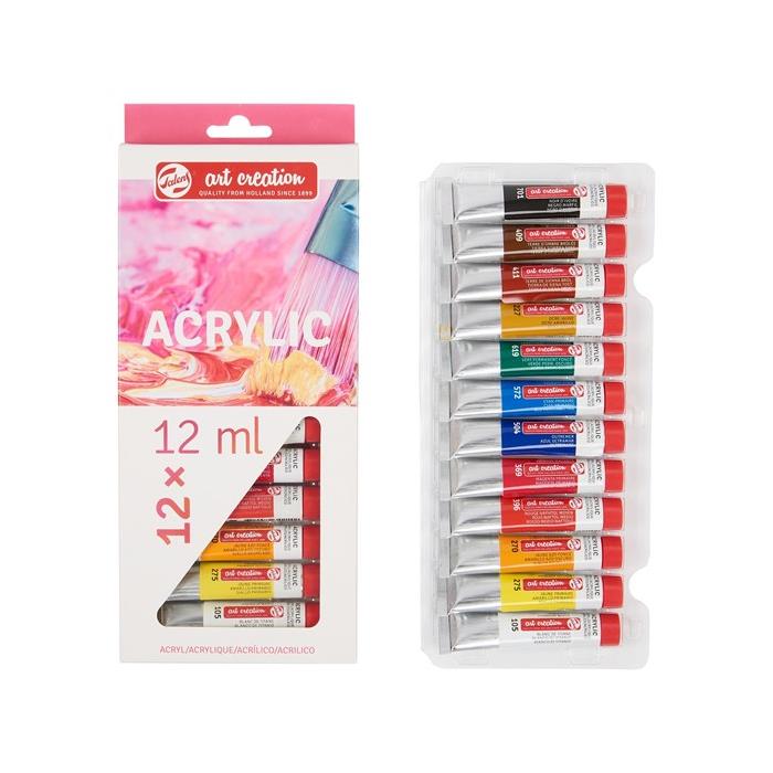 AKRİLİK BOYA TALENS ARTCRETİON 12 ML  12 Lİ