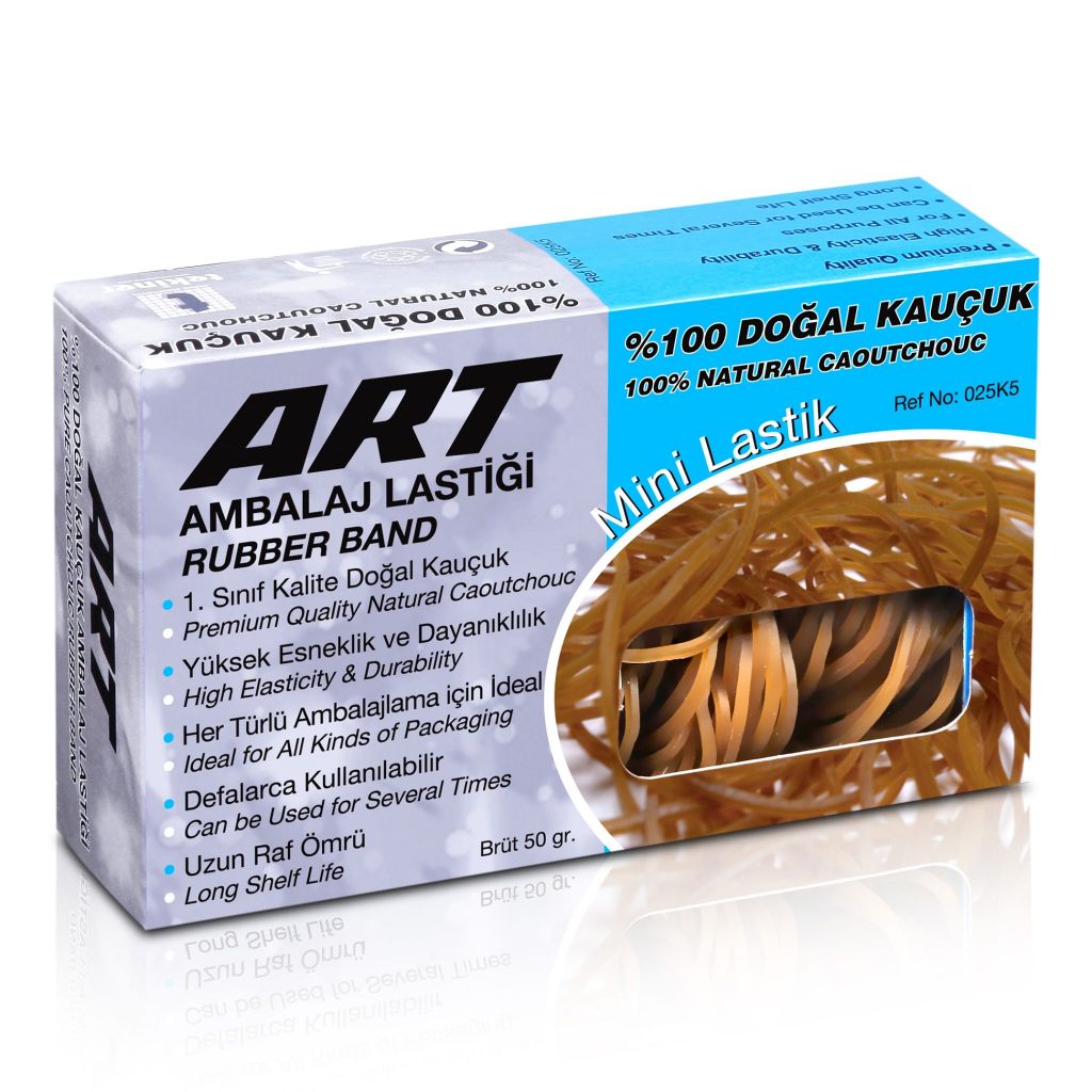 AMBALAJ LASTİĞİ ART 50 GR MİNİ HALKA
